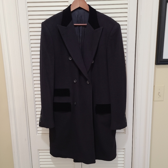 JIL SANDER wool and angora blend coat